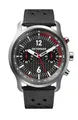 DeTomaso SORPASSO Chronograph Carbon Silver Silber Herren Armbanduhr Analog Quarz Leder Armband Schwarz