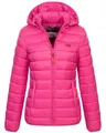 Geographical Norway Steppjacke Damen Frühlings Jacke Steppjacke Outdoor Übergangsjacke leicht Kapuze