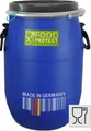 plasteo® 30 Liter Deckelfass Weithalsfass Lagerfass Transportfass Kunststofffass Futtertonne Weithalstonne inkl. Lebensmittelzulassung + Gefahrgut