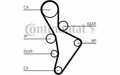 CONTITECH Zahnriemensatz mit Wasserpumpe für VOLKSWAGEN GOLF AUDI TT CT1088WP3