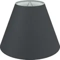 Wogati® Premium Lampenschirm E14/E27 Baumwolle | verschiedene Größen & Farben | Farbe: Schwarz/Größe: M | Lampenschirm Stehlampe + Lampenschirm Hängelampe + Lampenschirm für Tischlampe