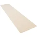 Snapstyle Hochflor Velours Teppich Läufer Mona Creme 100x200cm
