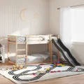 vidaXL Etagenbett mit Rutsche und Leiter 90x190 cm Massivholz Kiefer