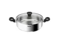 Tefal Servierpfanne Duetto, Edelstahl, Metall, 3.17 L, rund, 38.7x10x25.6 cm, backofengeeignet,backofengeeignet, Kochen, Pfannen, Servierpfannen