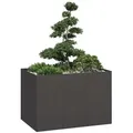 vidaXL Pflanzkübel Pflanzkübel Blumenkübel Pflanzcontainer Pflanzgefäße Schwarz 120x80x80 schwarz