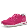 MARCO TOZZI Damen Sneaker flach Sportlich Bequem, Rosa (Pink Comb), 38 EU