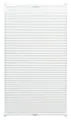 Gardinia 33405 Easyfix Thermo Plissee mit 2 Bedienschienen, 50 x 130 cm, abdunkelnd, weiß