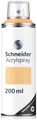 Schneider Paint-It 030 Supreme DIY Acryllack (hochdeckende Sprühfarbe, UV-beständig, 200 ml, Acrylspray für fast alle Untergründe) apricot pastel matt