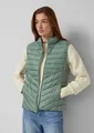 s.Oliver Outdoorjacke Outdoor-Weste Leichte Steppweste mit Stehkragen und Packfunktion