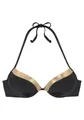 LASCANA Push-Up-Bikini-Top Elodie, mit trendigem Materialeinsatz