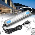 BRIMETI LED Trafo 12V 300W Wasserdicht IP67 LED Treiber Netzteil 25A Mit Stecker Schaltnetzteil Transformator AC 230V auf DC 12 Volt Außenbereich, Kompakter Dünner Konstantspannung Niedervolttrafo