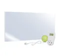UMBRELLA Infrarotheizung Spiegel 700 W mit Thermostat TH10 – Carbon-Crystal – 2-in-1 Design, Flache Wandheizung mit Spiegelglas