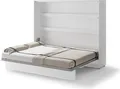 Schrankbett 160 x 200 Horizontal BC-14 Weiß Matt LENART BED CONCEPT Wandklappbett