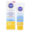 NIVEA SUN UV Gesicht Getönter Sonnenschutz LSF 50 Mittlerer Hauttyp 50 ml Nicht Fettend