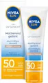 NIVEA SUN getönte Sonnencreme fürs Gesicht LSF 50, mattierende Gesichtssonnencreme, getönte Sonnencreme für mittleren Hauttypen, UV Gesicht Mattierender Getönter Sonnenschutz (50 ml)