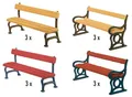 Faller 180443 12 Parkbänke 1:87 Spur H0 Neu OVP