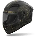 Airoh Connor Titan Helm, schwarz-gold, Größe M für Männer