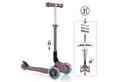 authentic sports & toys Dreiradscooter 432-303-MYT GLOBBER PRIMO FOLDABLE LIGHTS plum, mit
