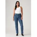 Levi's für Damen. 12501-0438 Jeans 501 Original blau (29/30), Lässig, Baumwolle, Denim