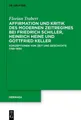 Affirmation und Kritik des modernen Zeitregimes bei Friedrich Schiller, Hei ...