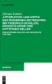 Florian Trabert Affirmation Und Kritik Des Moder (Gebundene Ausgabe) (US IMPORT)