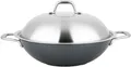 Carl Schmidt Sohn Wok Altena, Eisen, Ø 32 cm, mit Deckel, Induktion