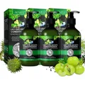 Haarspülung Haar Conditioner Haarpflege 3-in-1 mit Rizinusöl Amlaöl Schwarzkümmelöl, 3x 300ml