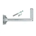 Premium X 60cm Ø 60mm Wandhalter Stahl Winkel-Wand-Halterung für Satelliten-Schüssel SAT-Antenne 4-Fach Verstrebung Schraubensatz