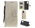 CoverKingz Handyhülle Huawei P40 Handy Hülle Flip Case Schutzhülle Cover Mandala Gold, Klapphülle Schutzhülle mit Kartenfach Schutztasche Motiv Mandala
