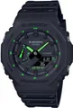 CASIO G-SHOCK Chronograph GA-2100-1A3ER, Quarzuhr, Armbanduhr,Herrenuhr,digital, bis 20bar wasserd.Resinarmband
