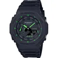 Gshock, Analog, Schwarz\Schwarz\Grün - Schwarz/Schwarz