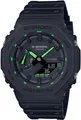 G-SHOCK Chronograph, Quarzuhr, Armbanduhr,Herrenuhr,digital, bis 20bar wasserd.Resinarmband schwarz-neongrün