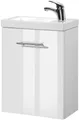welltime Waschtisch-Set Trento, verschiedene Ausführungen und Farben, BxTxH: 40x23x56 cm, Gästebad SlimLine, Waschplatz