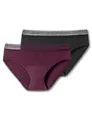 Schiesser Damen 2 Pack Menstruationswäsche/Periodenslip auslaufsicher - Secret Care