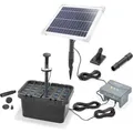 Solar Teichfilter-set Profi 6/230 Led Akku Teich-filterpumpe 100950 - Esotec
