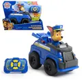 PAW PATROL – Chases ferngesteuertes Polizeiauto mit Lichteffekten, ca. 25 cm, einfache Steuerung mit Fernbedienung, RC-Auto für Kinder ab 3 Jahren
