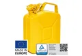 BW Benzinkanister Metall Kraftstoffkanister 5 Liter (nach NATO Standard, Made in Europe), TÜV-geprüft und UN-Zulassung