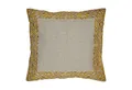 Marrakesch Orient & Mediterran Interior Zierkissen Handgefertigter Kissenbezug Frisia Gold 50x50cm, Boho Vintage Deko, (1 St)
