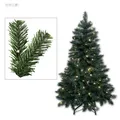 künstlicher Weihnachtsbaum, Christbaum mit LED Beleuchtung für Innen & Außen
