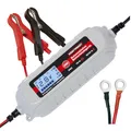 Dino KRAFTPAKET 4A-6V/12V intelligentes und automatisches Batterieladegerät | Für Blei-Säure, GEL, Start/Stopp EFB, AGM-Batterie | KFZ-Ladegerät für Auto, Motorrad, Kleintransporter, PKW, Boot