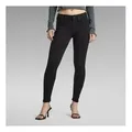 G-Star für Damen. D05477-B964-A810 Jeans Arc 3D Mid Waist Skinny skinny schwarz (24/30), Lässig, Baumwolle, Denim