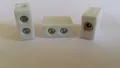 3x Porzellanklemmen Lüsterklemme 1-fach | Hitzefest & langlebig | Elektroklemme
