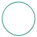 HOOPOMANIA Hula Hoop Rohling 16mm [100cm - grün] einfarbiger Hula Hoop Reifen aus HDPE