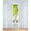 OTTO home Gardine Dimona (2 St), Kräuselband, transparent, Voile, 2er-Set, Bestseller, Polyester, Wellen blau 140 cm x 245 cm