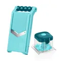 Genius Nicer Dicer Chef Professional Verstellbarer Gemüsehobel | Set 2-tlg.
