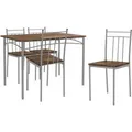 ML-Design Essgruppe Set 5-Tlg Esstisch mit 4 Stühlen Vintage für 4 Personen Holz