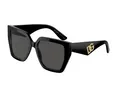 Dolce & Gabbana Sonnenbrille Dg4438 501/87 55 Schwarz Grau Damen