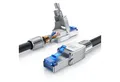 Primewire LAN-Kabel, CAT.8, RJ-45 (Ethernet) (3000 cm), Netzwerkkabel CAT 8, Gigabit Ethernet 40 Gbit/s, S/FTP Patchkabel 30m