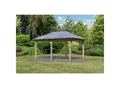 CHILLROI Rechteckiger Holzpavillon 289 x 429 cm Gartenpavillon Terrassenüberdachung kesseldruckimprägniert