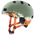 uvex Kid 3 cc - robuster Fahrradhelm für Kinder- individuelle Größenanpassung - optimierte Belüftung - Moss Green - Sand matt - 51-55 cm